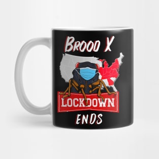 Brood X Cicada Eastern Emergence Lockdown End Mug